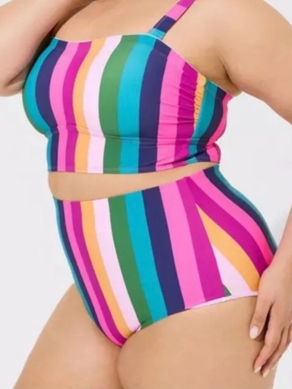 Bright Striped Bikini